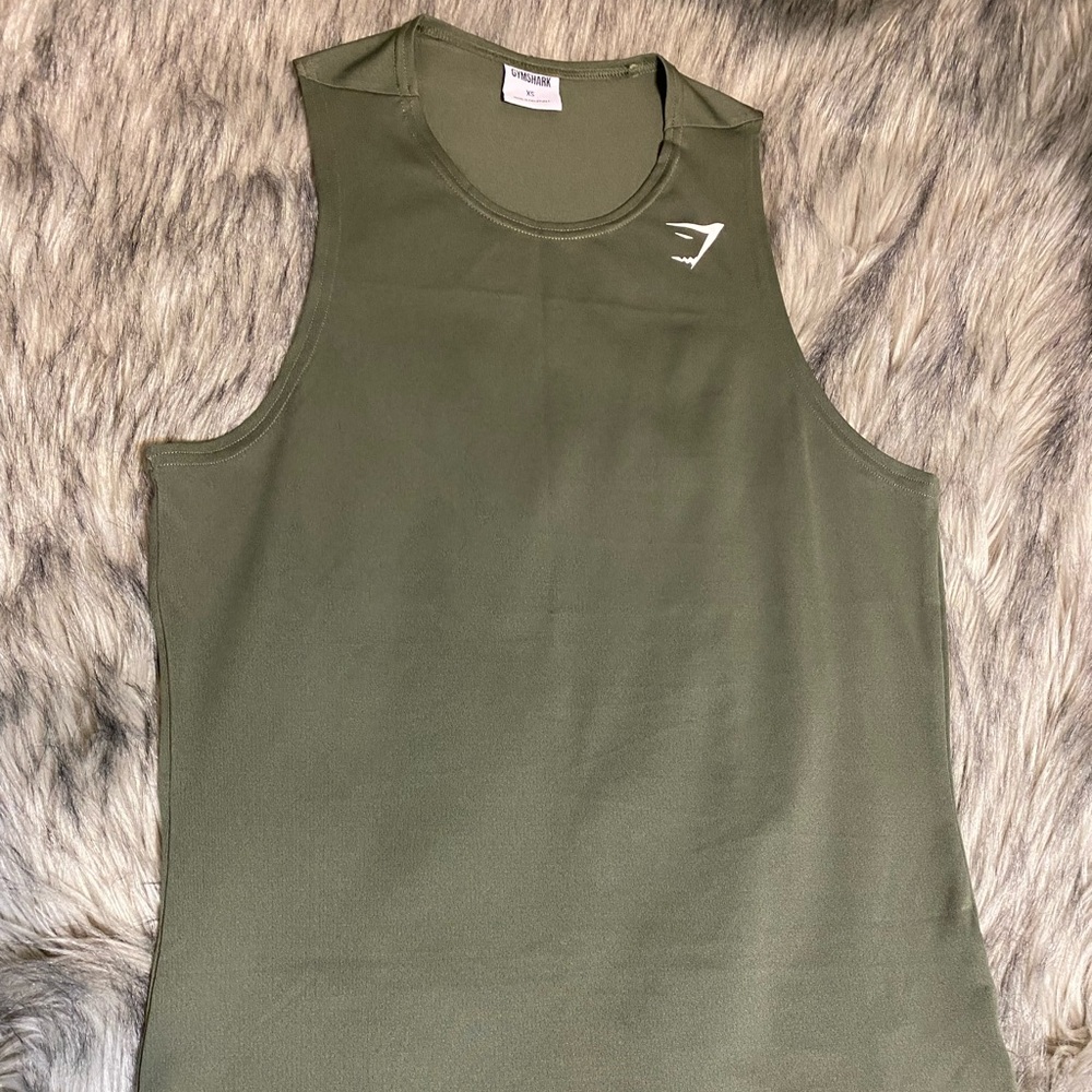 Gymshark Arrival Tank - Olive Green